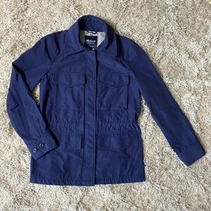Madewell Women’s Size Small Fieldwalk Navy Blue Jacket Waterproof Utility Camp